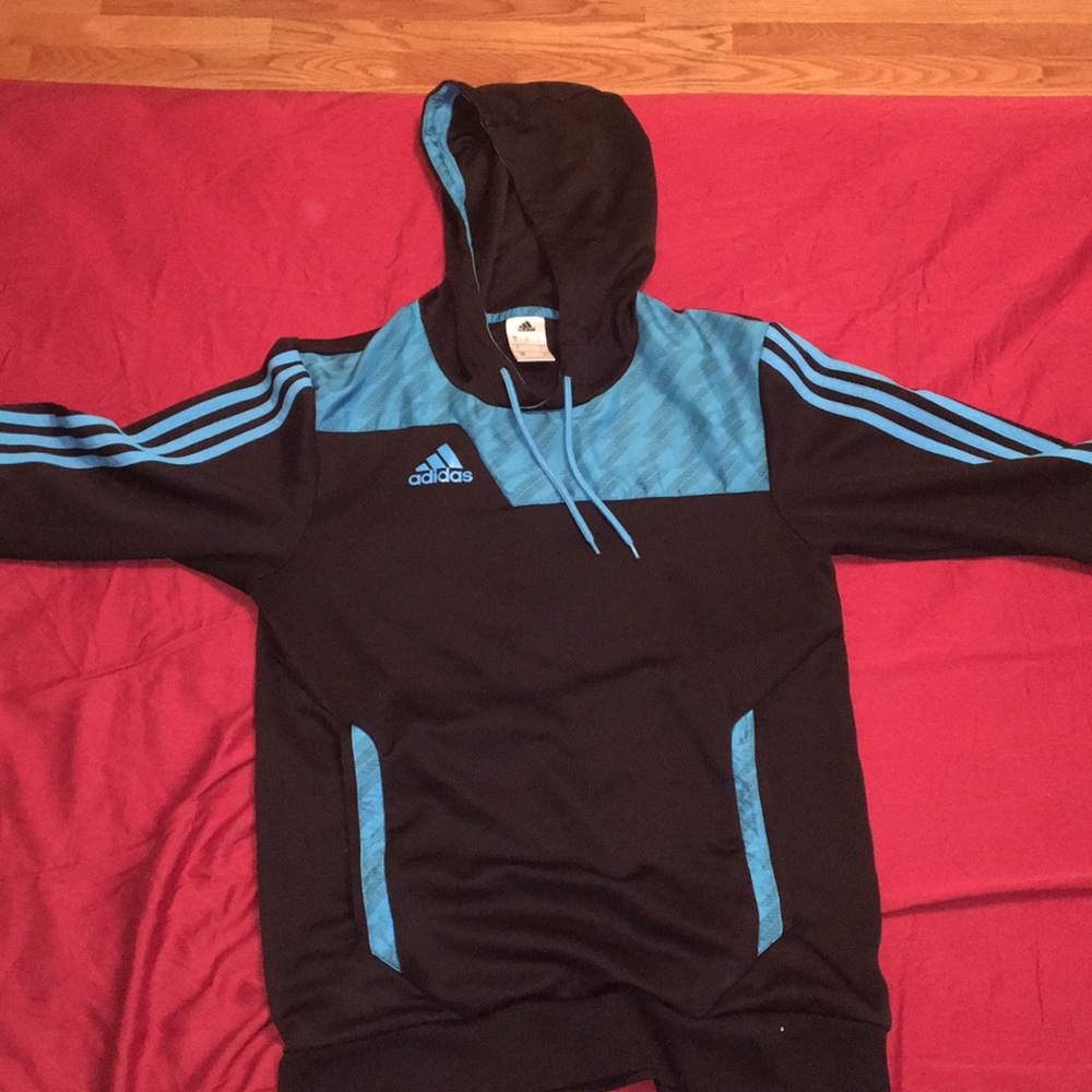 Light blue Adidas hoodie